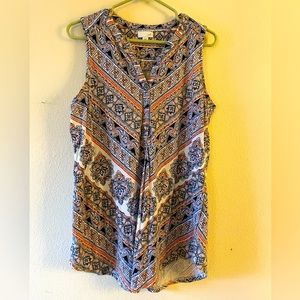 JJill summer tunic in RED, WHITE and BLUE!!